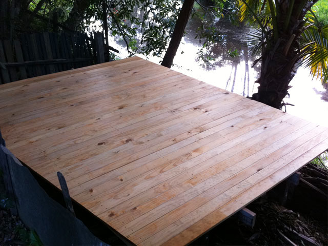 Recycled Timber Deck Job Queensland