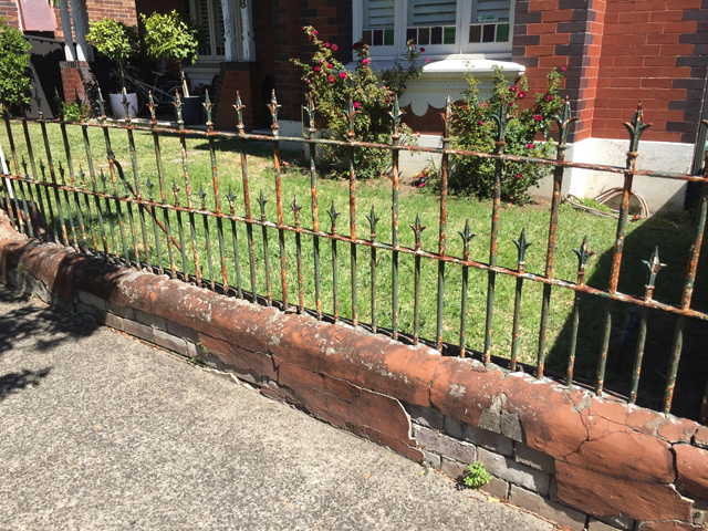Petersham Façade and Front Fence and Footings Restoration Project4